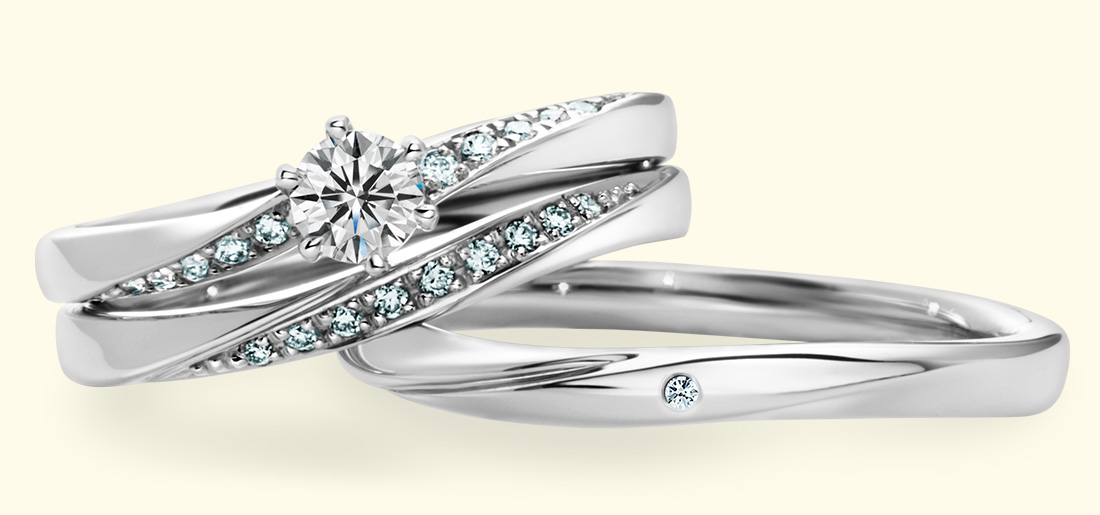 クールさを演出するカラーダイヤ | 婚約指輪・結婚指輪のコラム