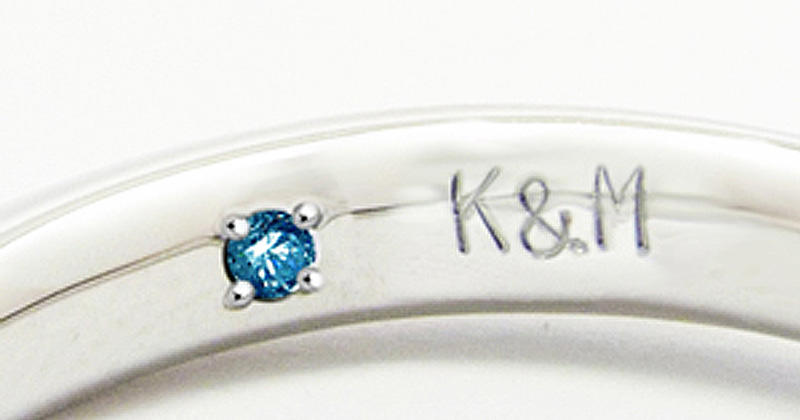 結婚指輪の 刻印 には何を入れる 婚約指輪 結婚指輪のコラム マリアージュエント